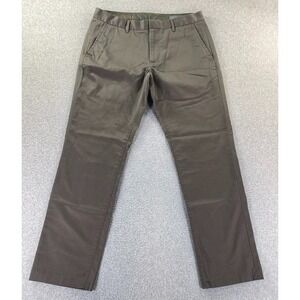 Bonobos Thursday Pants Men's 33x30 Brown Chino Straight Leg Slash Pocket Cotton